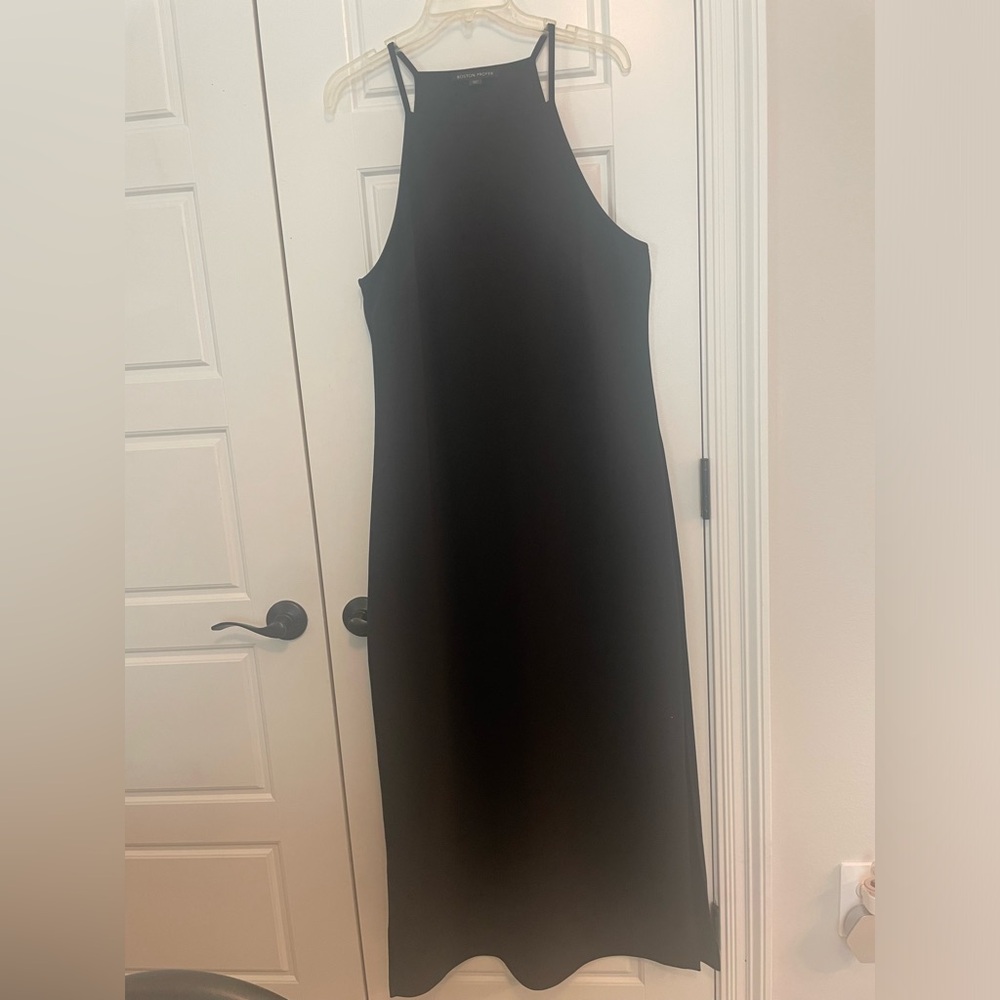 Boston Proper Black Maxi Dress Size Large